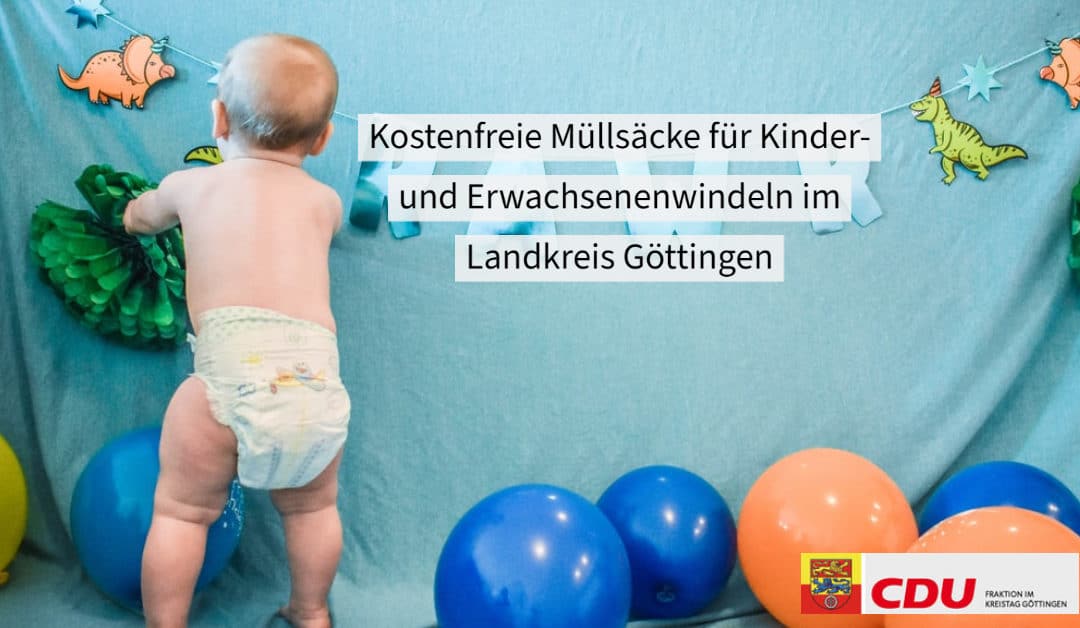 PM Kostenfreie Müllsäcke für Familien mit kleinen Kindern und an Inkontinenz leidenden Menschen im Landkreis Göttingen