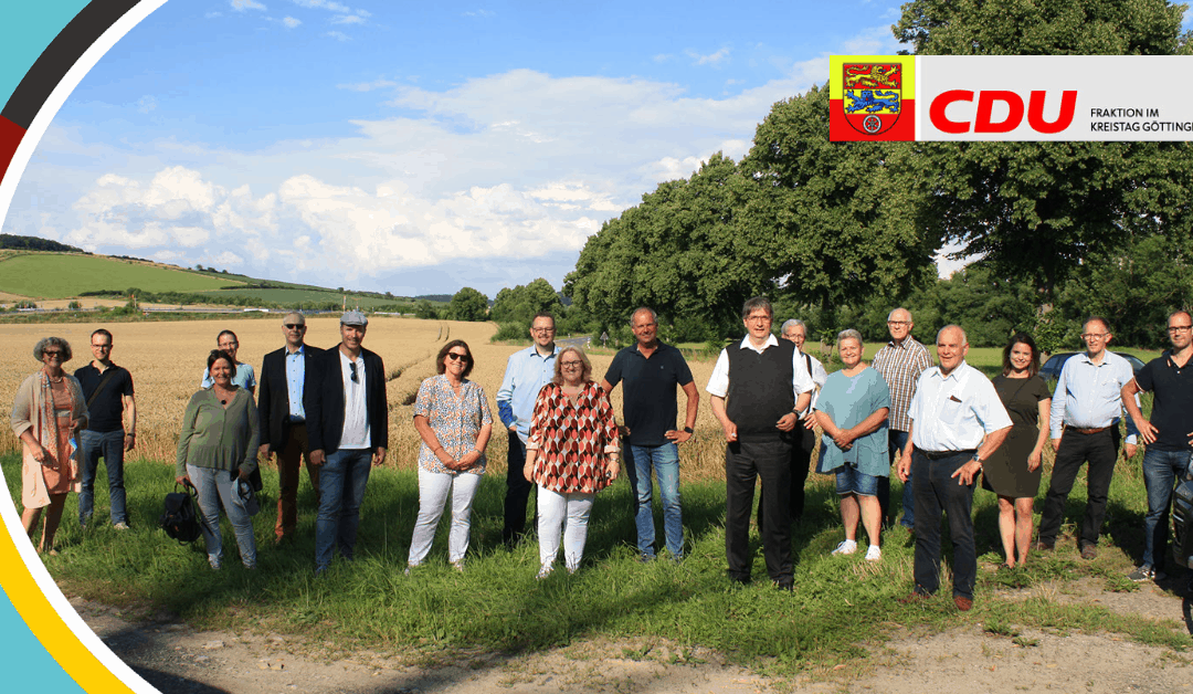 PM Breitbandausbau & Handyempfang vorantreiben – Hochwasserschutzkonzept umsetzen – Behelfsausfahrt A38 dauerhaft beibehalten – Fraktion vor Ort in Friedland